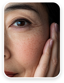 ほうれい線の写真