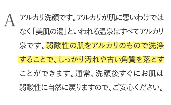 泡立ててご利用いただくことをおススメいたします。