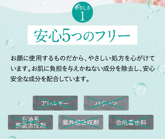 安心5つのフリー