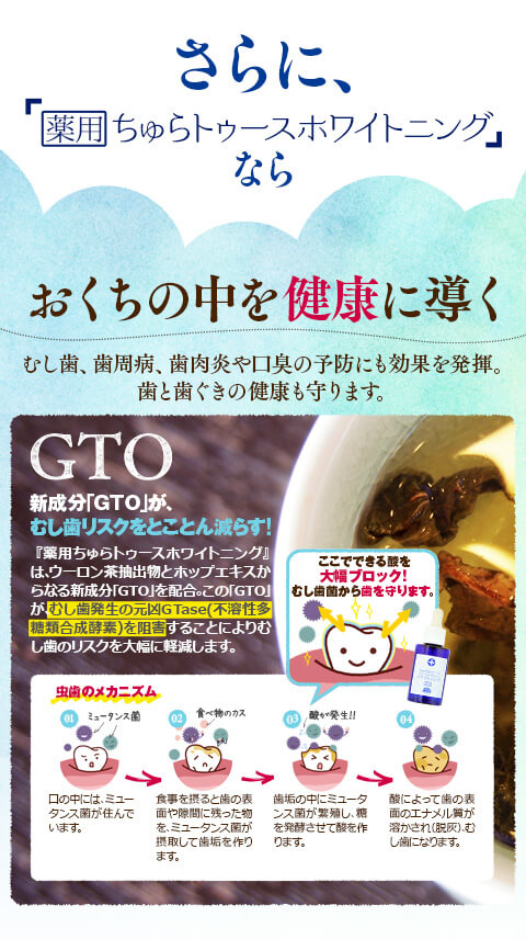 薬用ちゅらトゥースホワイトニング