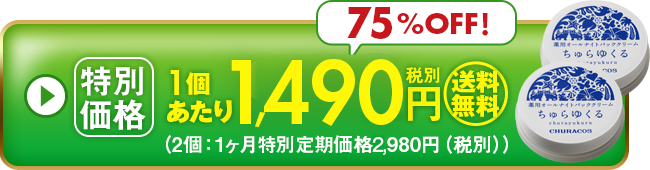 特別価格1個当たり1,490円(税別) 送料無料 ず～っと75%OFF！